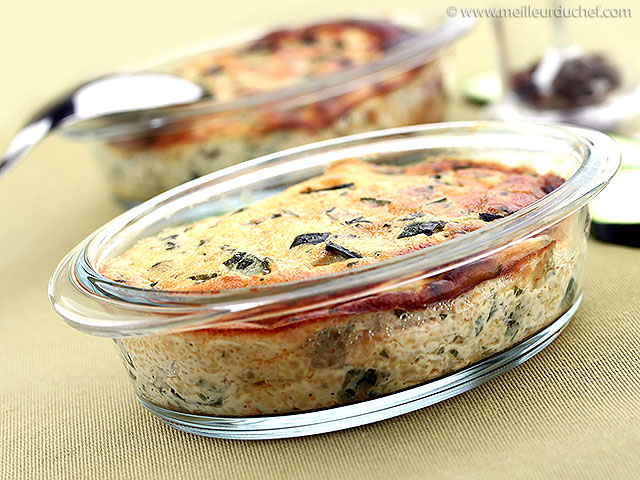 Flan de courgettes