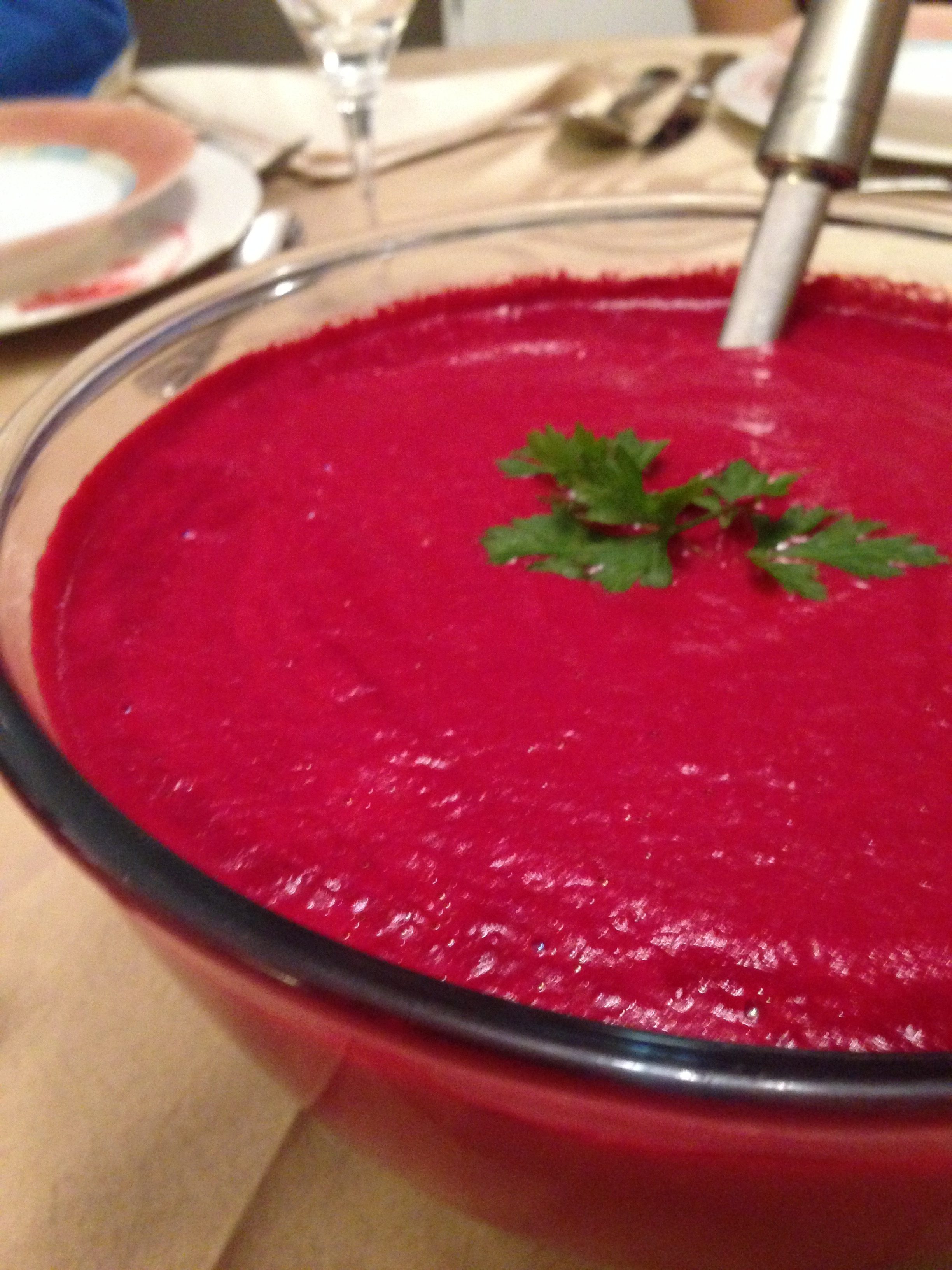 Velouté de betteraves