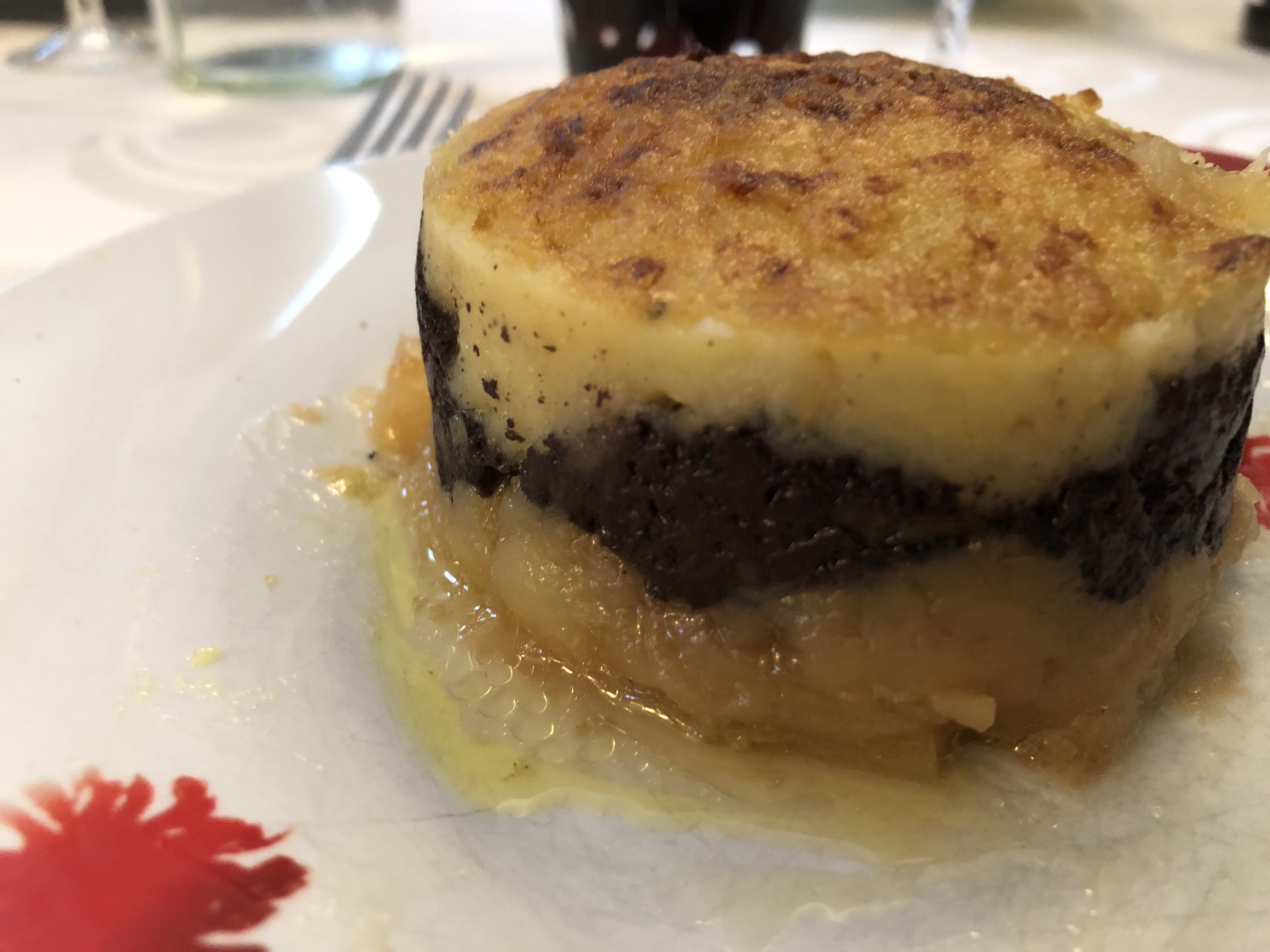 Parmentier de boudin aux pommes