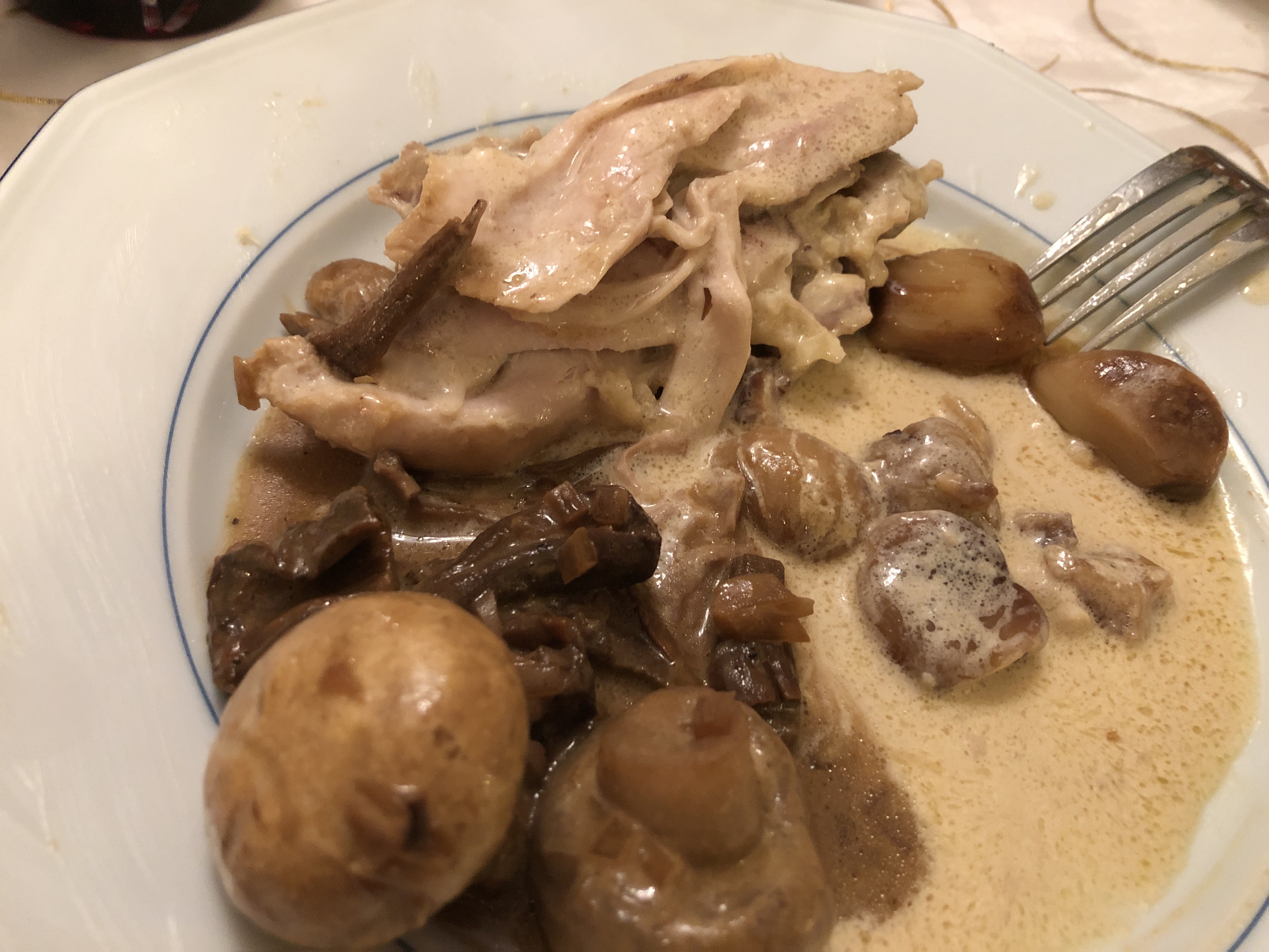 Poularde façon Vonnassienne