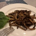 Onglet de veau et pleurotes